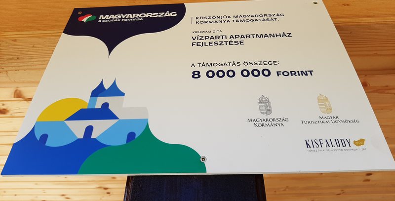 Vízparti Apartmanház Kisfaludy fejlesztési projekt